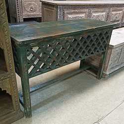 Консоль "Решетка", дерево, резьба