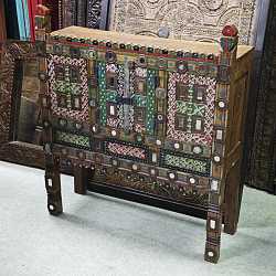 Индийский комод-консоль "Дамча", традиционный, дерево