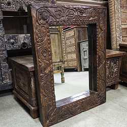 Зеркало "Резной узор", дерево