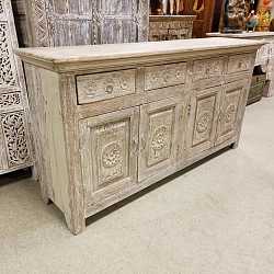 Тумба под ТВ "Антик", массив дерева акация