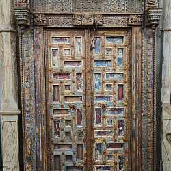 Индийский дверь "Загадочная Индия", традиционная, дерево