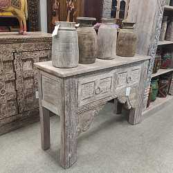 Консоль "Восточный прованс", массив дерева тик, резьба