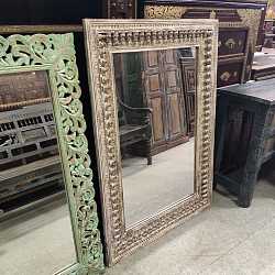 Зеркало "Белый Антик", массив дерева