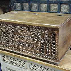 Сундук "Индийская классика", дерево, резьба