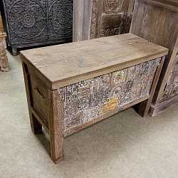 Сундук "Колониальный Стиль", массив дерева с ручной резьбой