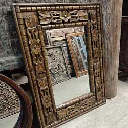 Зеркало "Резной узор", дерево