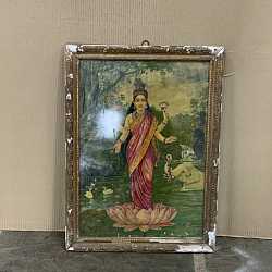 Принт в раме "Индия-Арт-деко", дерево