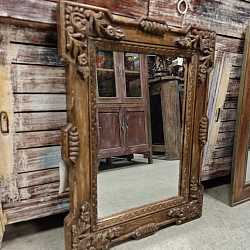 Зеркало "Резной узор", дерево акация