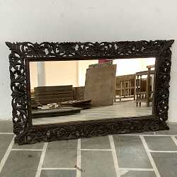 Зеркало "Резной узор", дерево акация