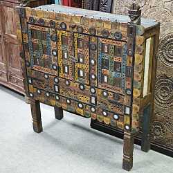 Индийский комод-консоль "Дамча", традиционный, дерево